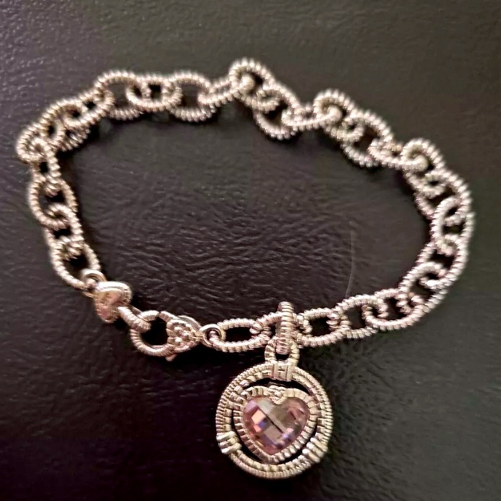 Authentic Judith Ripka charm bracelet